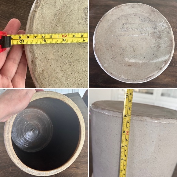 Antique 2 Gallon Crock Hawthorn Pottery blue number 2 - Picture 4 of 4